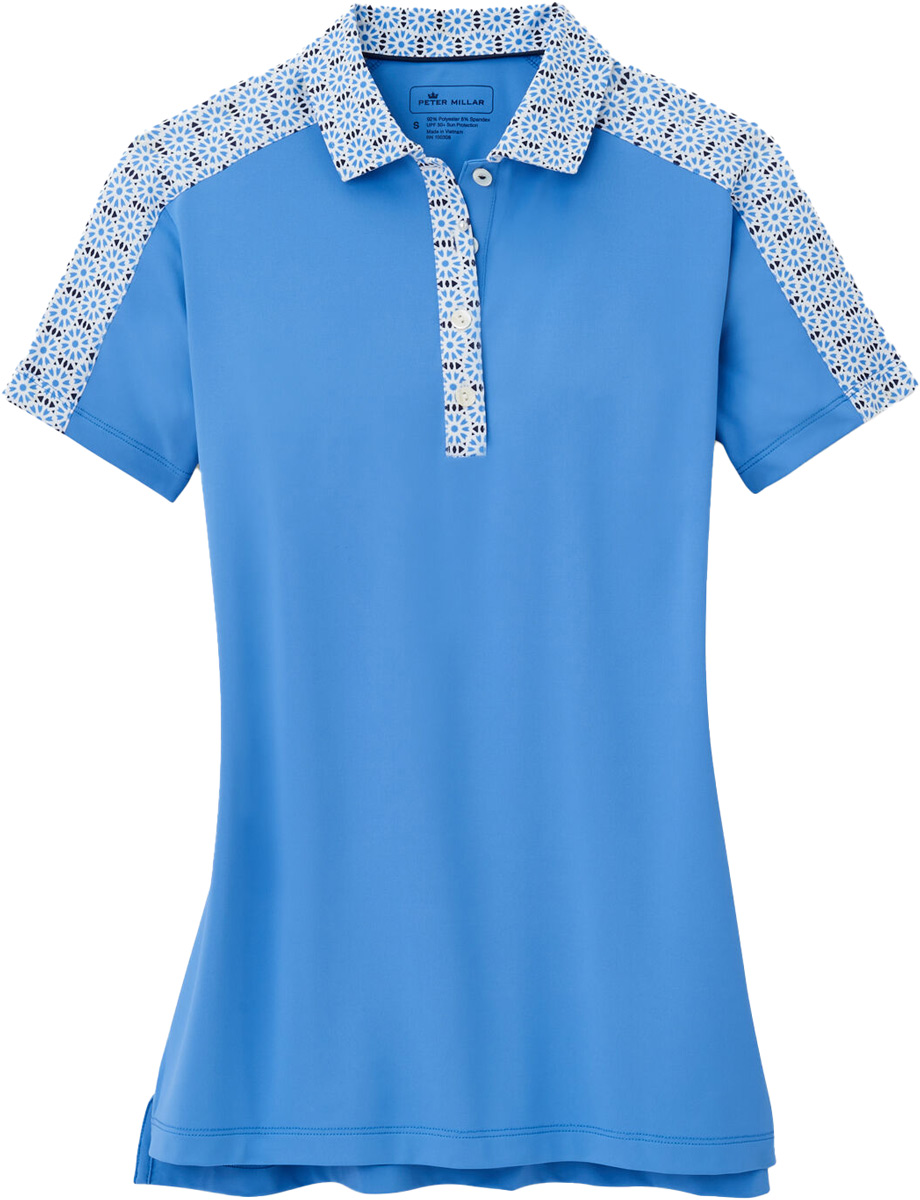 Peter Millar Women's Carol Inset Shoulder Golf Shirts